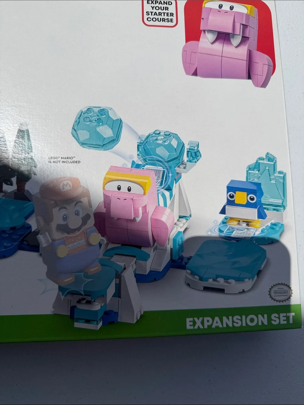 Lego Super Mario Fliprus SnowAdventure Expansion Set - Blue, White, Pink, Yellow